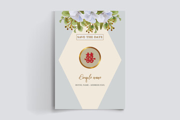 BRIDAL SHOWER FLORAL INVITATION TEMPLATE