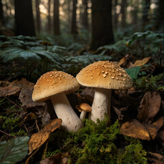 Fototapeta premium mushroom in the forest