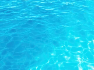 Obraz premium Blue water wave texture background with rippling pattern and vibrant shades of blue, aqua, blue, texture