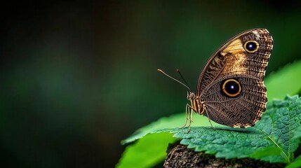 Obraz premium Closeup of butterfly wings, intricate patterns and vivid colors, fine details, natural elegance