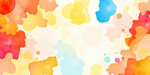 Bundle set of vector colorful watercolor backgrounds for business card or flyer template, flyer template, watercolor, artistic