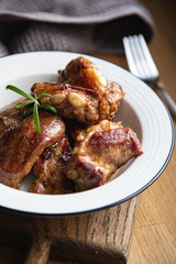 Roasted Pork Ribs with Rosemary