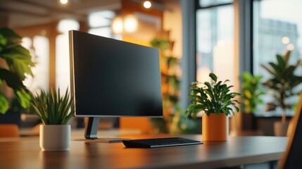 Fototapeta premium The Modern Office Workspace
