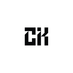 CK monogram logo design letter text name symbol monochrome logotype alphabet character simple logo