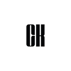 CK monogram logo design letter text name symbol monochrome logotype alphabet character simple logo