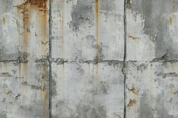 Obraz premium A seamless texture of concrete, with gray tones and visible cracks for an industrial look