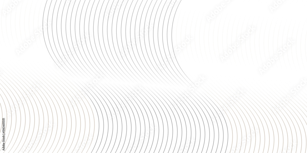 Poster curve wave seamless pattern line texture. abstract white and gray vector wave elegant striped diagon