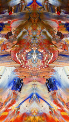 Abstract art background . Hand painting artwork . Canvas .