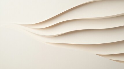 Obraz premium Elegant minimalist invitation on textured paper for a ceremony, with soft lines and delicate text