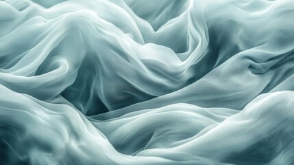 Obraz premium Abstract Smooth Flowing Waves in Soft Tones