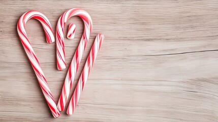 Heart Shape Candy Canes