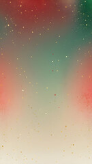 Vertical Festive Christmas Gradient with Subtle Sparkle: Red, Green, and Gold Holiday-Themed Graphic Background Texture	