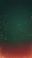 Vertical Festive Christmas Gradient with Subtle Sparkle: Red, Green, and Gold Holiday-Themed Graphic Background Texture	