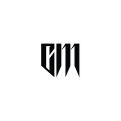 CM monogram logo design letter text name symbol monochrome logotype alphabet character simple logo