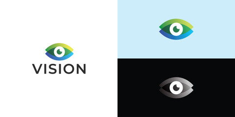 Eye Care, eye clinic Logo Design Template.