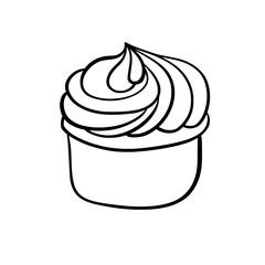 autumn doodle hand drawn outline