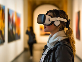 Fototapeta premium person with headphones