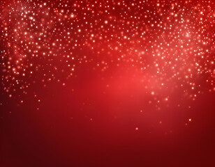 Realistic vector red background. Shiny red horizontal backdrop Glittering backround.