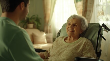 Fototapeta premium The Caring Moment with Elderly