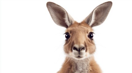 Joyful Kangaroo Expression Close-Up