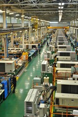 Industrial Air Conditioning Assembly with Human and Robotic Collaboration