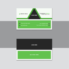 Modern abstract business card design
