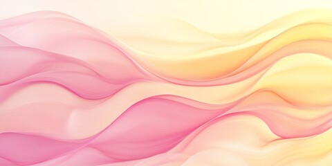 Soft gradient background in pastel pinks and yellows, blending smoothly