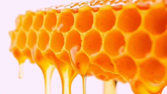 The moped drips from the honeycomb