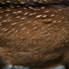 Deer Fur Texture, Animal Hide Pelt Skin Graphic, Nature Hair Pattern
