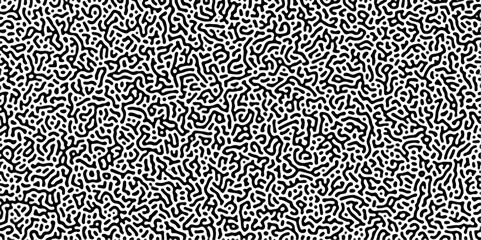 Gradient noise line abstract spread geometric background. Monochrome Turing reaction background. Abstract diffusion pattern with chaotic shapes. Vector illustration	
