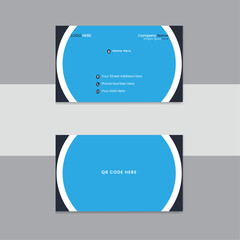 Modern abstract business card design