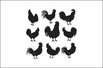 Rooster Silhouette Bundle | Farm Animal Vector Clipart | Cock SVG for Cricut & Laser Cutting

Rustic Rooster SVG Pack | Cock Silhouette Vectors | Farmhouse Decor Cut Files

Cock Vector Silhouettes | P