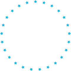 Stars in circle. stars circle pattern stencil. Clipart image isolated on white background. infographics, chart, presentation, app, Simple logo vector illustration