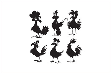 Rooster Silhouette Bundle | Farm Animal Vector Clipart | Cock SVG for Cricut & Laser Cutting

Rustic Rooster SVG Pack | Cock Silhouette Vectors | Farmhouse Decor Cut Files

Cock Vector Silhouettes | P