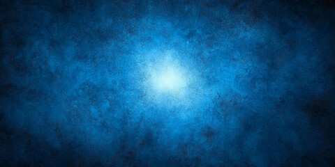 Abstract Blue Background with Bright Center