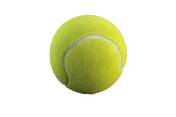 Tennis Ball Isolated on Transparent or White Background