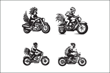 Obraz premium Cock Motorbike Silhouette Vector | Classic Motorcycle SVG | Bike Clipart PNGMotorbike Vector | Cock Motorcycle Silhouette | Racing Bike SVGVintage Motorbike SVG | Cock Motorcycle Silhouette | Cust
