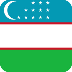 Country flag icon design in different shapes ecstatic 