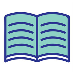 open book vector