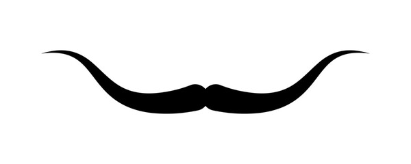 Mustache hipster icon, Handlebars Mustache, Whisker Elegant, Silhouette Mustache shape, Classic Gentleman's Mustache