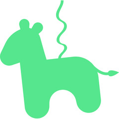 Happy birthday single vector icon