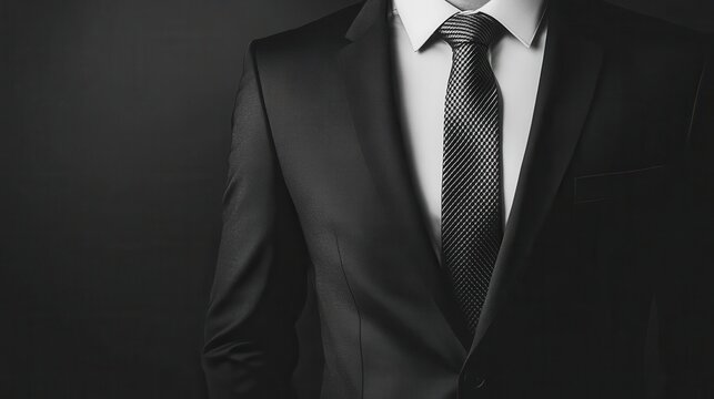 Monochrome background with central text box, refined and minimal, business text input, professional look