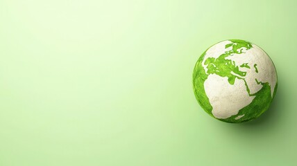 Abstract green Earth surrounded by floating data streams in a digital grid, symbolizing technology's role in environmental monitoring