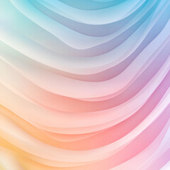 Fototapeta premium Colorful Rainbow Gradient Background with Circular Waves in Retro 70s Style, Radiating Energy and Positivity