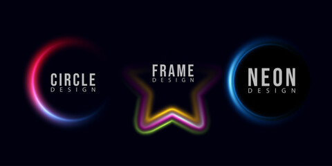 love frame design, abstract circle design