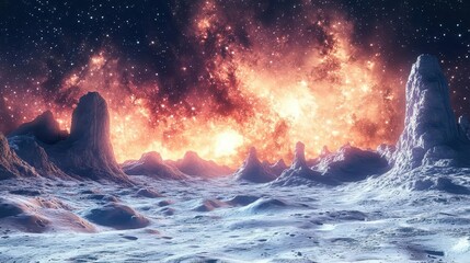 personalized postcard from mars featuring whimsical designs and cosmic colors perfect for unique decor and a touch of intergalactic charm