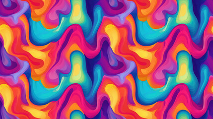 Obraz premium Vibrant multicolored abstract pattern creating a harmonious backdrop for presentations and designs suitable for websites print materials and promotional items