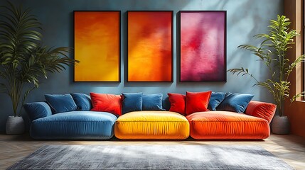 Modern shopping mall images with beautiful clothing display wallpaper