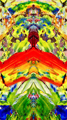 Abstract art background . Hand painting artwork . Canvas .