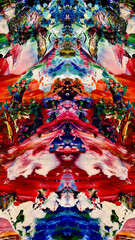 Abstract art background . Hand painting artwork . Canvas .